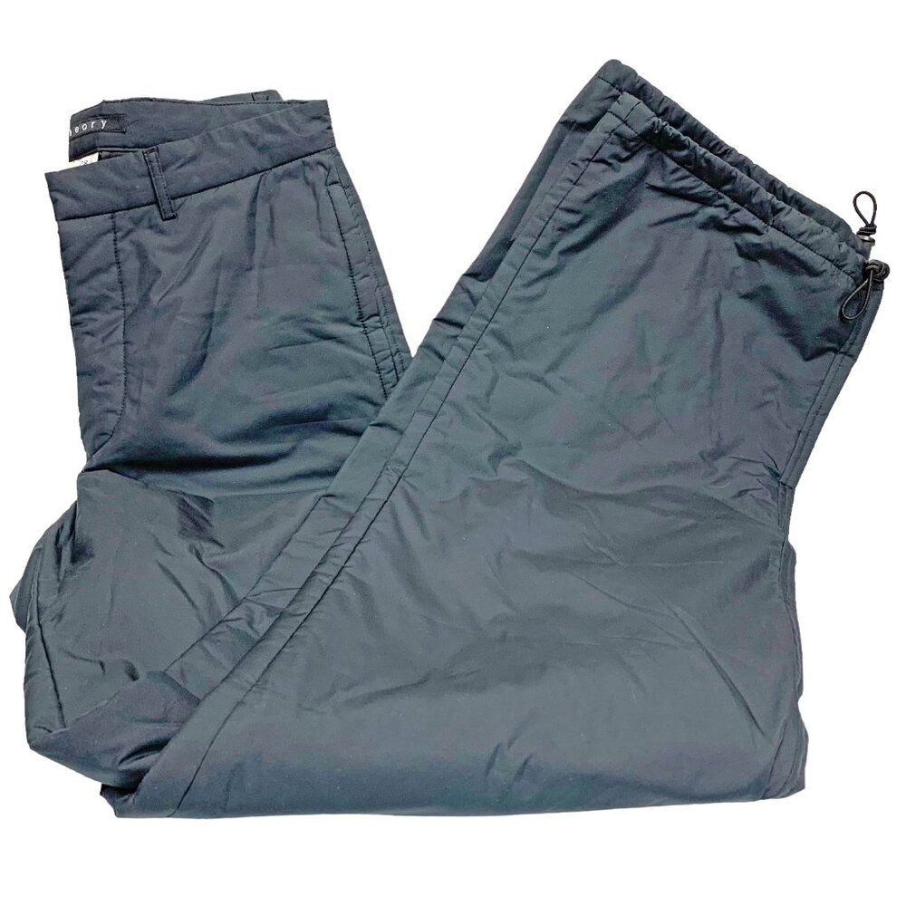 Retro Theory Gray Lightly Drawstring Leg Snow Pants - Picture 10 of 10